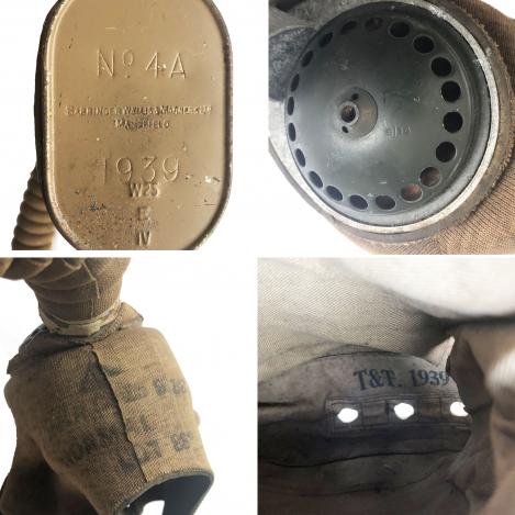 WW2 1938 No.4 Respirator & 1939 MkI Haversack