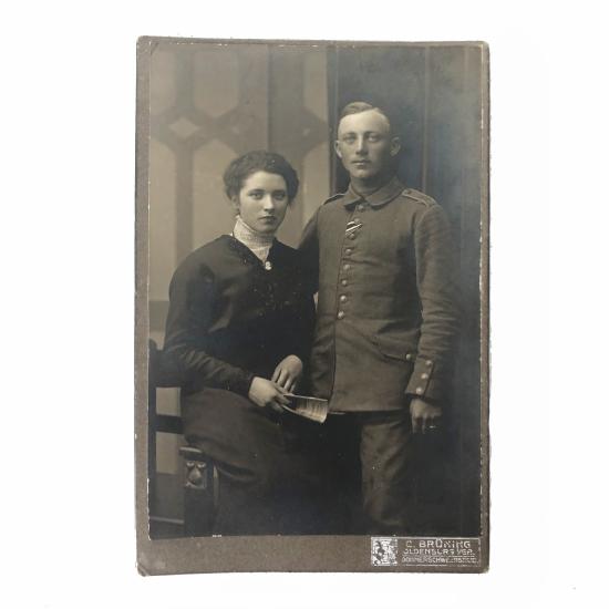 WW1 German Cabinet Card Photo