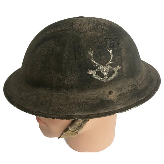 WW2 British MkII Helmet - Seaforth Highlanders Decal