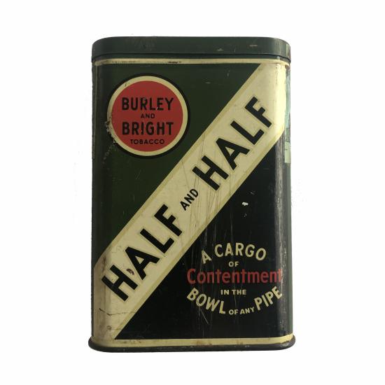 WW2 USA - Half and Half Tobacco Tin