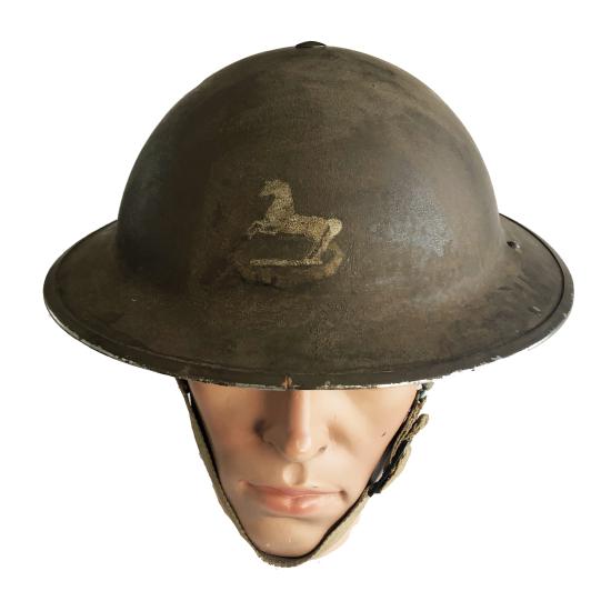 WW2 British Mk.II Helmet - The Kings Regiment