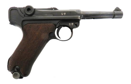 Deactivated 4 Inch German Luger By Simson & Co Suhl
