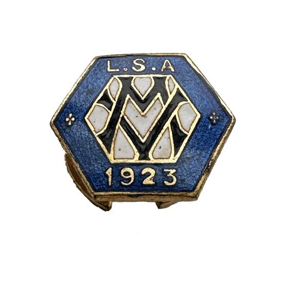 Metropolitan Vickers - LSA 1923 Button Hole Badge