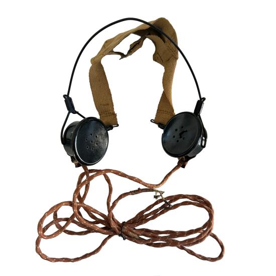 WW2  British Headphones Long Loom - 1938