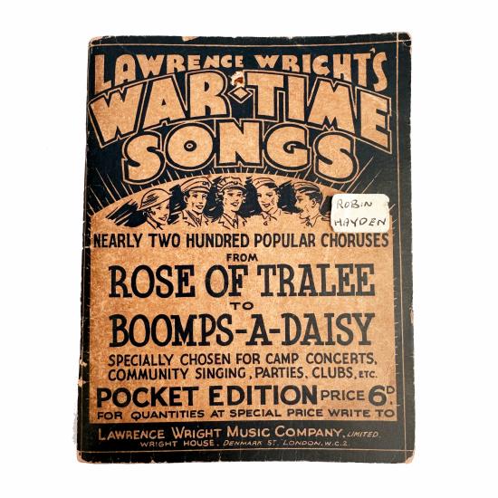 WW2 War Time Songs - Lawrence Wright - Booklet