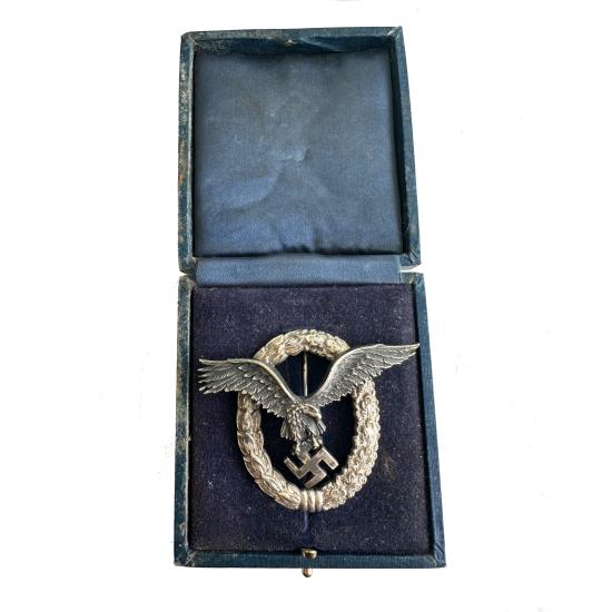 WW2 Luftwaffe Pilot Award Juncker Boxed