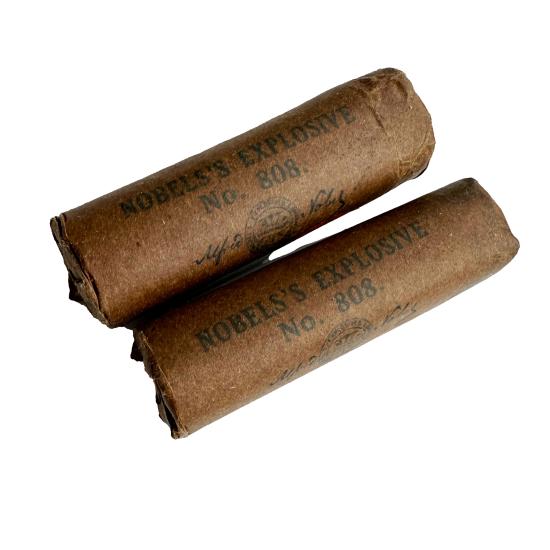 WW2 Two Sticks of Nobels's No. 808 Explosive (REDUCED)