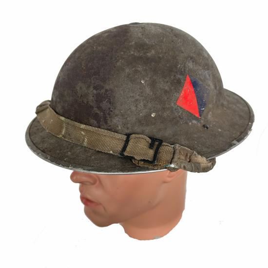 WW2 Early British Mk.II Helmet - Royal Aritilery
